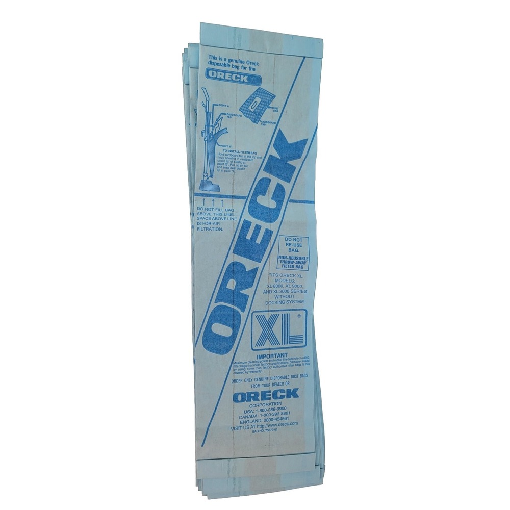 21 CT - Oreck XL Vacuum Bags Fits Oreck XL2000 XL8000‎ XL9000